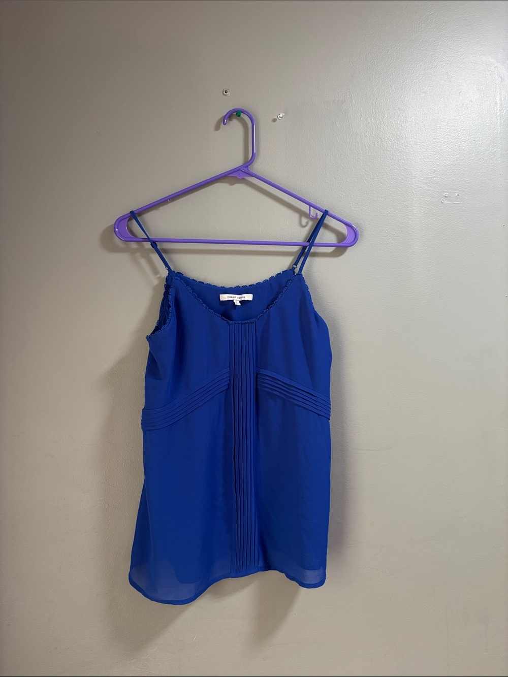 Naked zebra small blue blouse